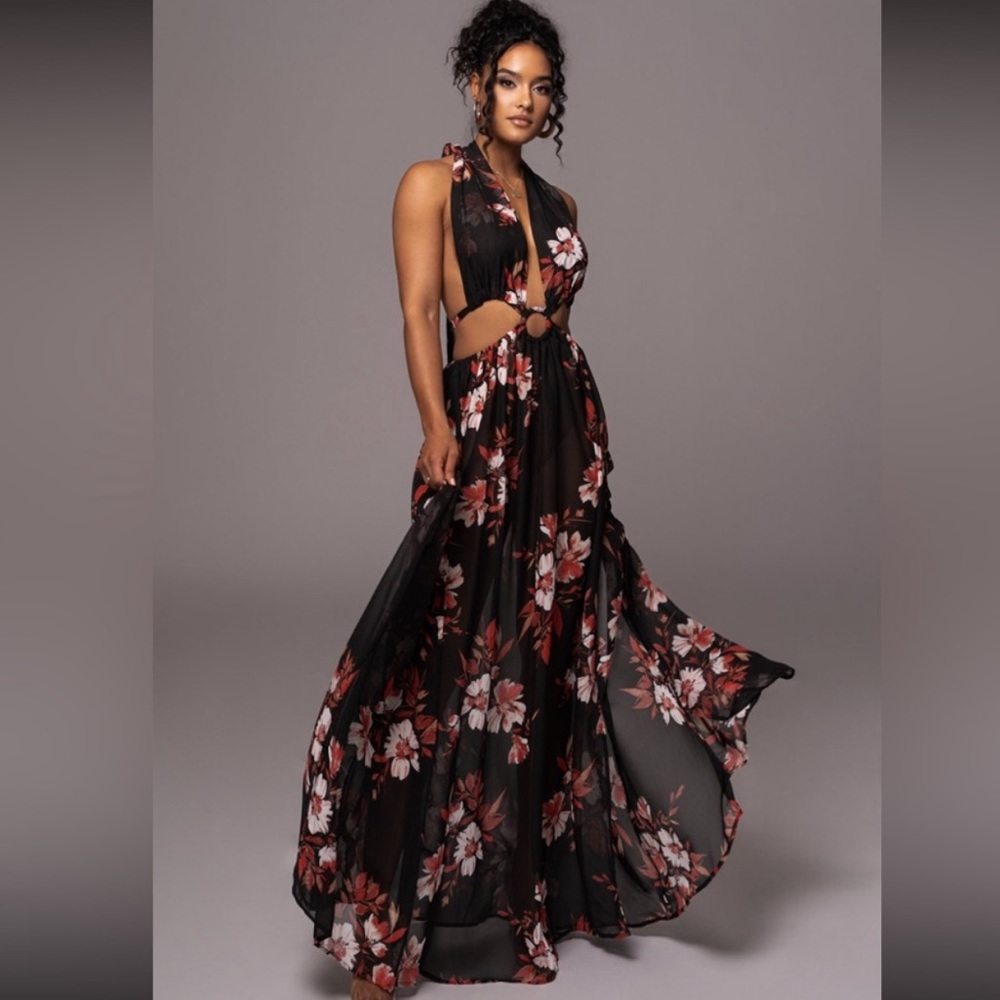 Floral Maxi Dress Medium